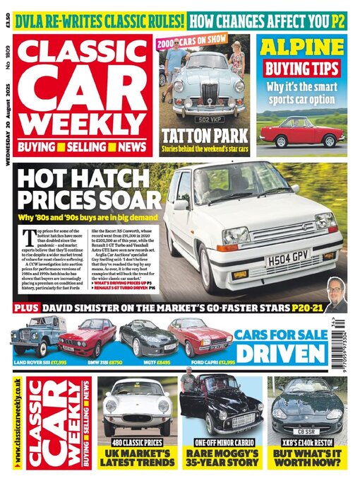 Title details for Classic Car Weekly by H BAUER PUBLISHING LIMITED - Available